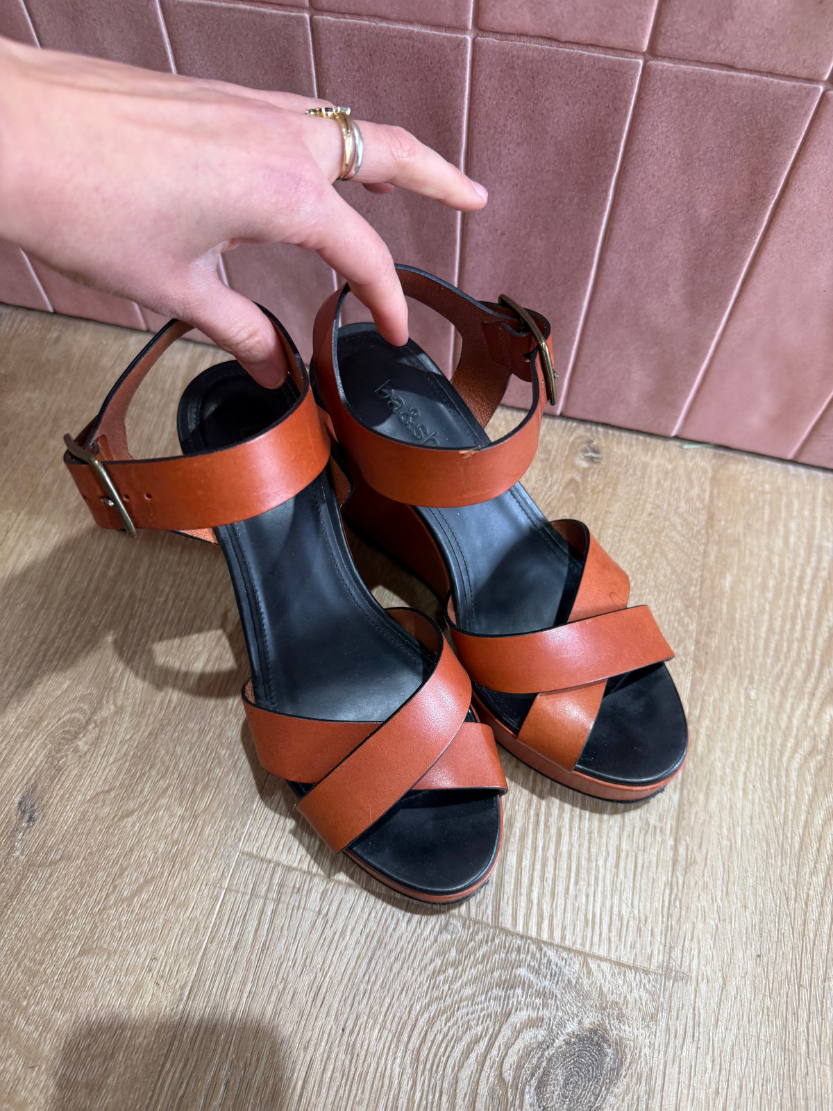 Sandales marron Ba&sh T.38 10/06