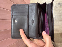 Lancel porte-feuille marron 23/07