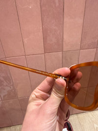Lunettes Gucci marron et orange TU