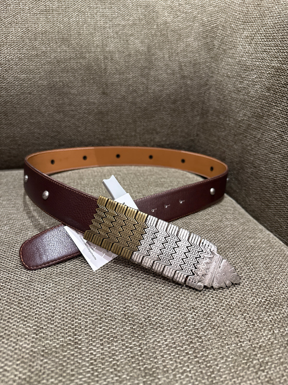 Ceinture en cuir Noemi liberti T.85