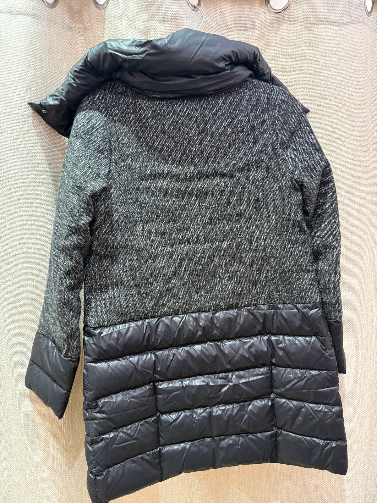Patrizia Pepe Doudoune noire grise T.36 20/06