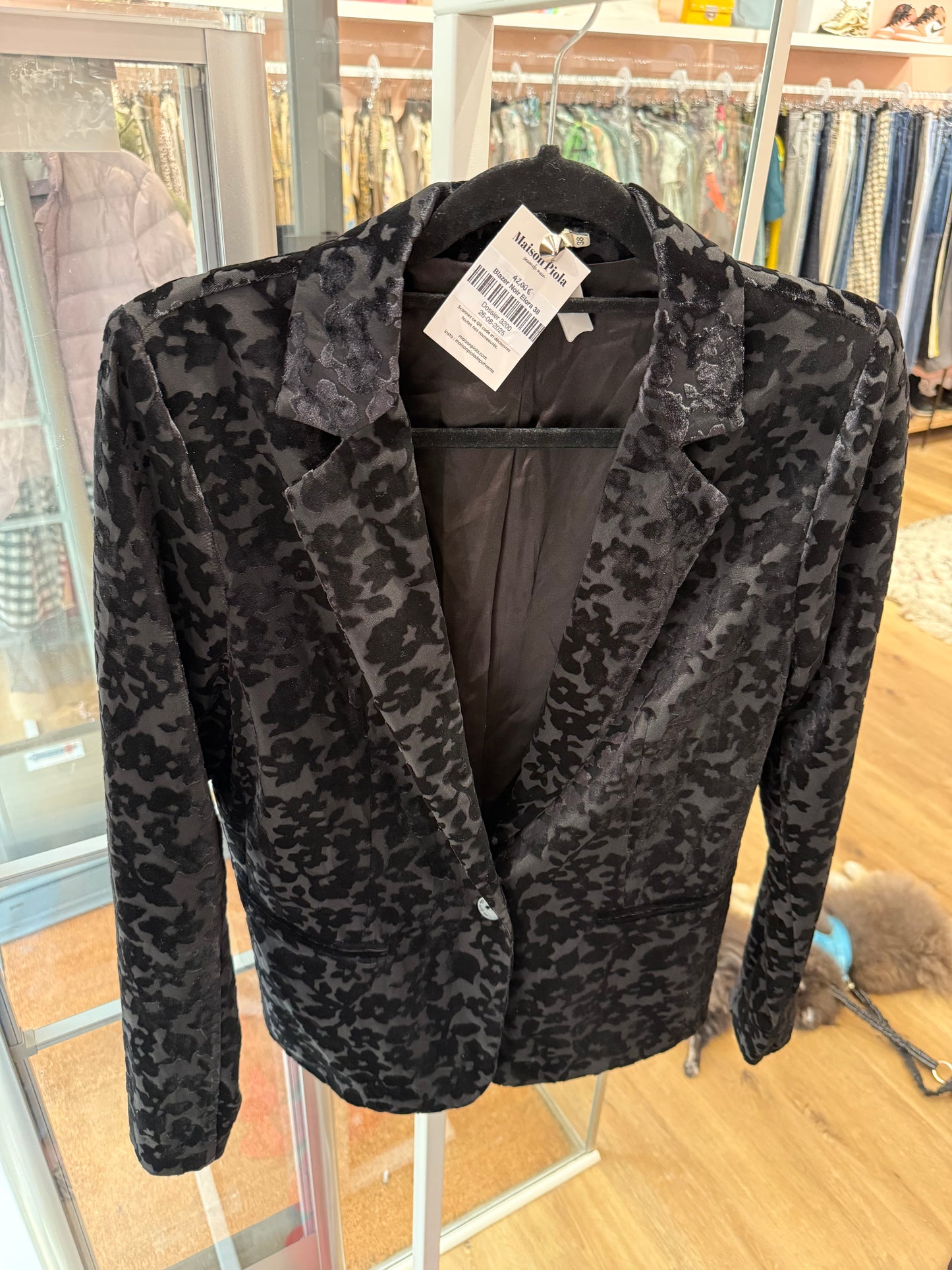 Blazer Noir Elora 38