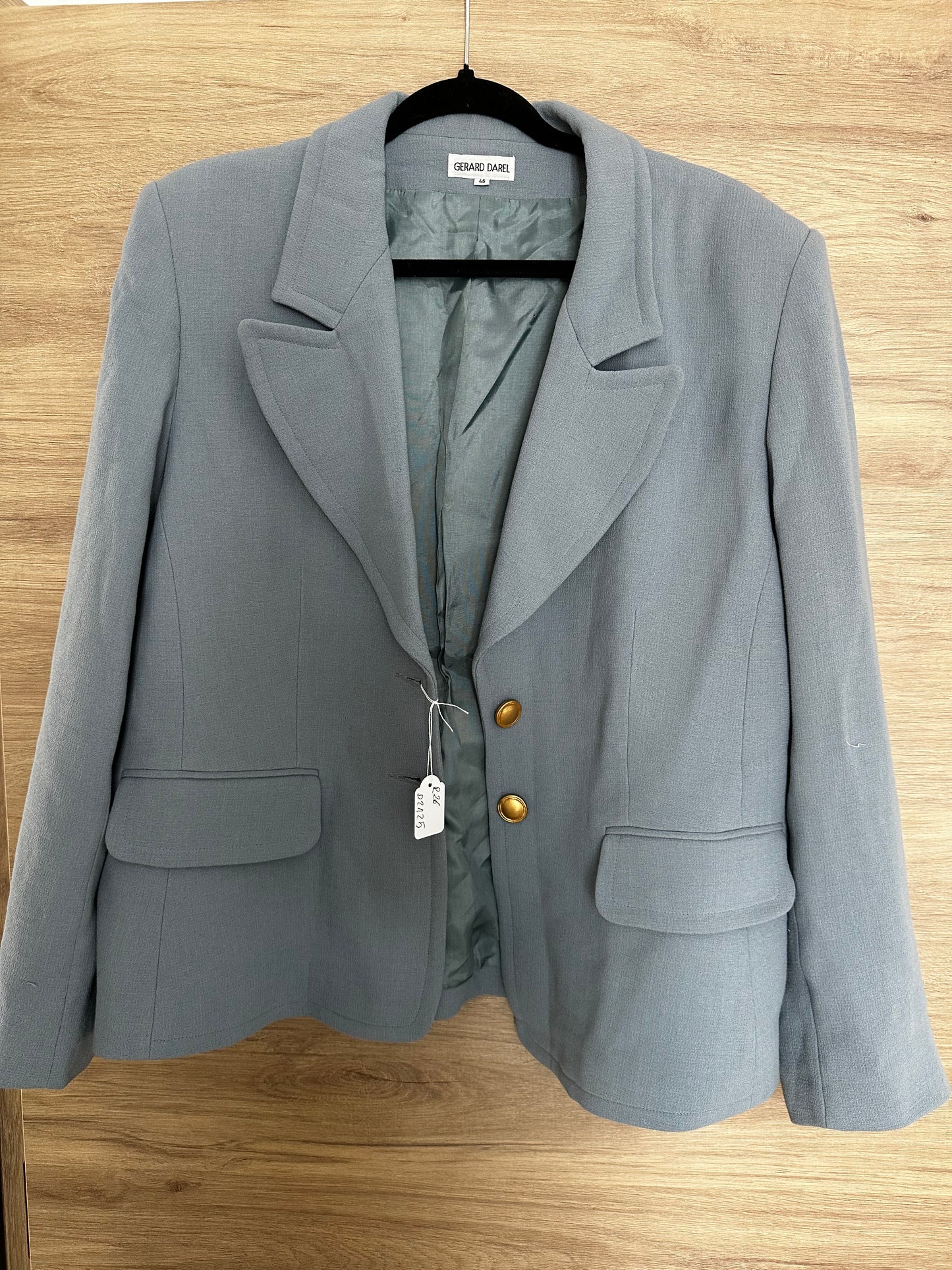 Blazer bleu ciel Gerard Darel T.46 laine