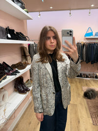 Blazer Crème et gris Diega T.S 07/09