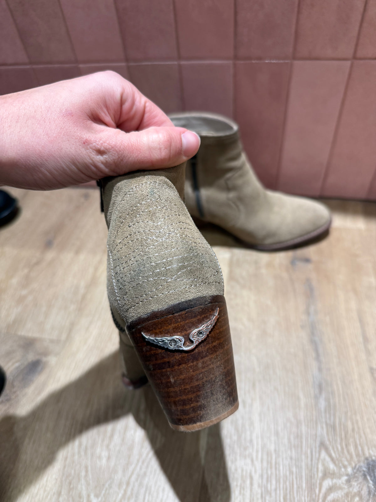 Bottines Beige Zadig & Voltaire T.39