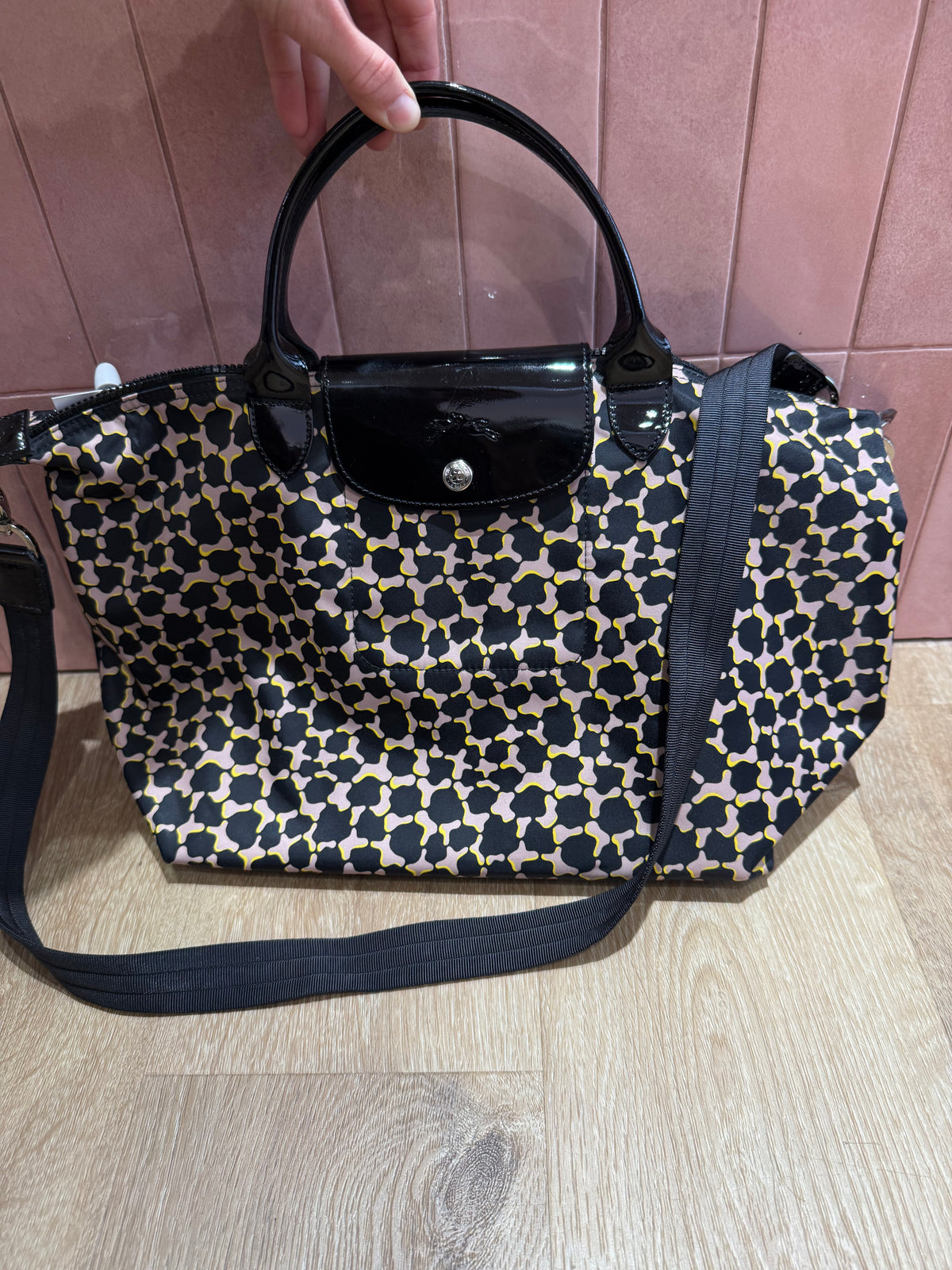 Sac - Longchamp - Noir et jaune - T.TU