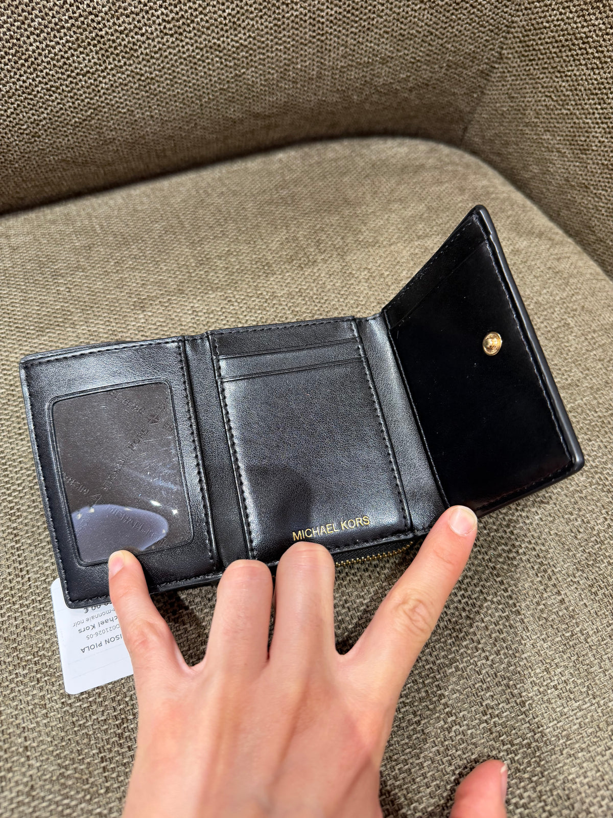 Porte-monnaie noir Michael Kors 04/10