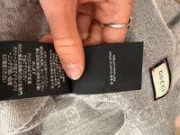 Écharpe Gucci grise 100% laine