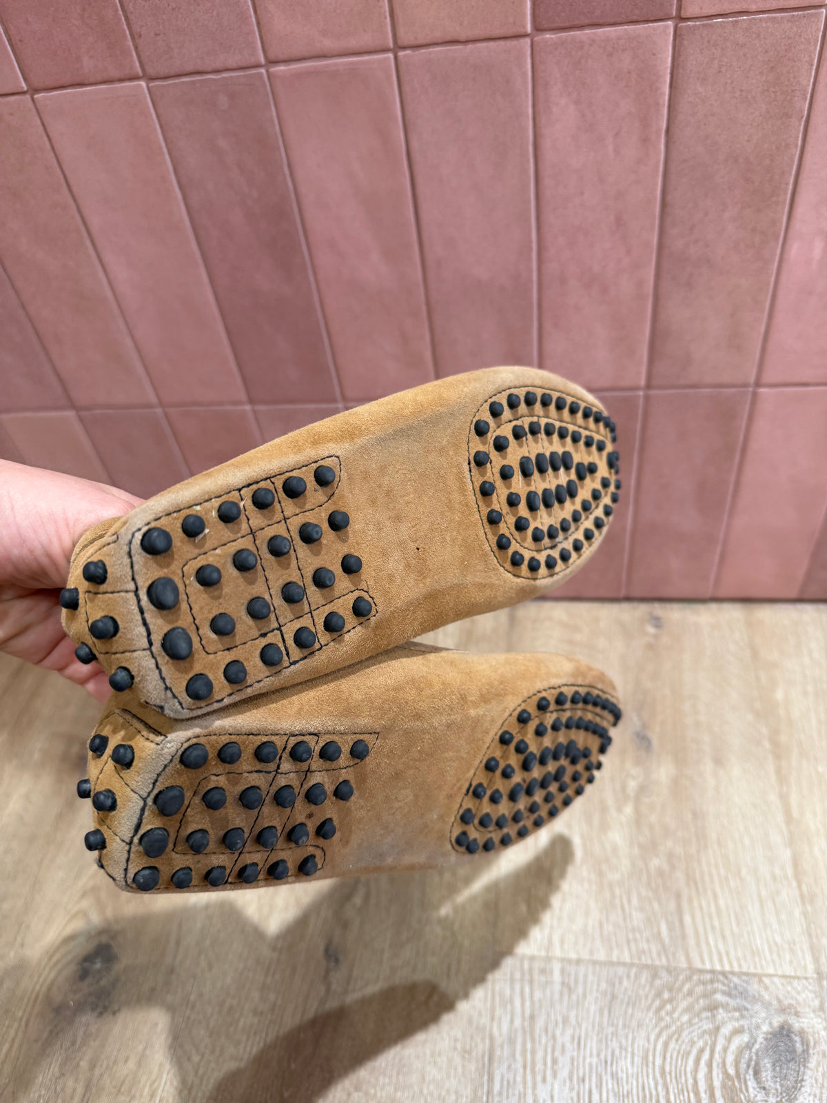 Mocassins Tods Daim marron T.40 09/06