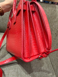 Sac de jour rouge Saint Laurent 09/09