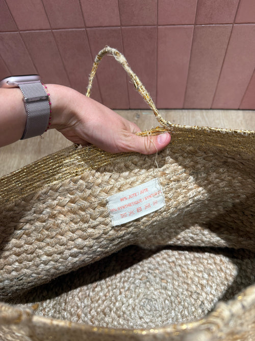 Sac beige tressé 26/05