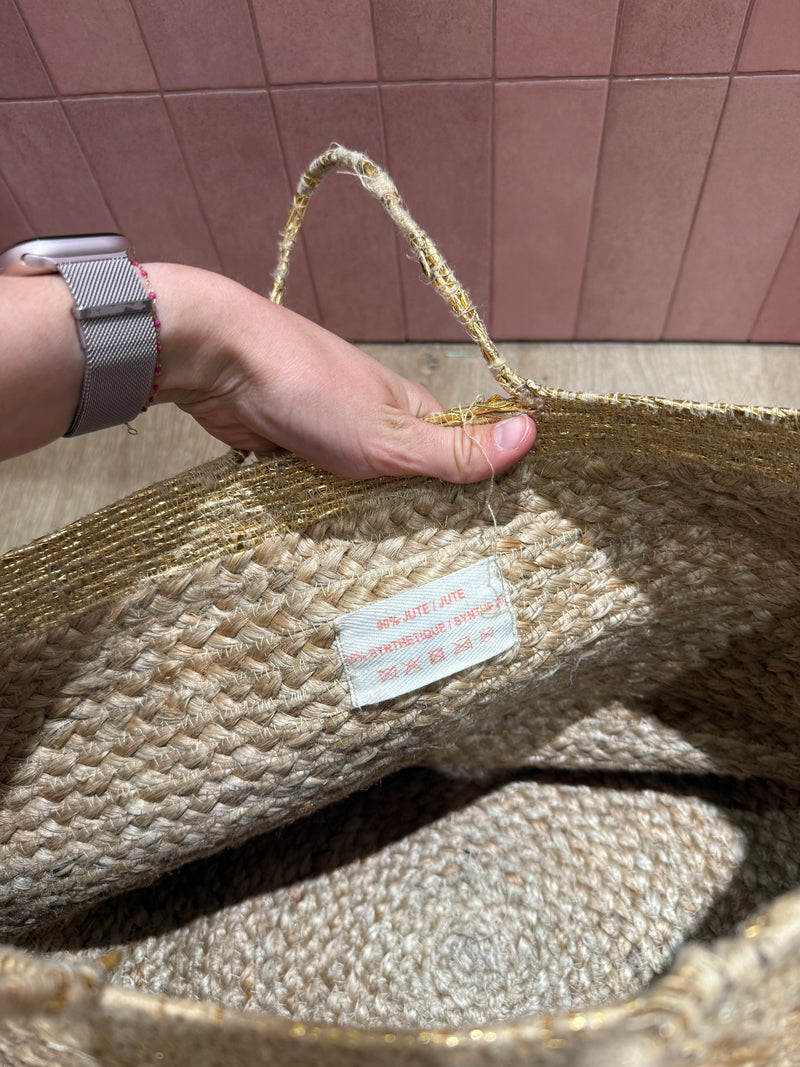 Sac beige tressé 26/05