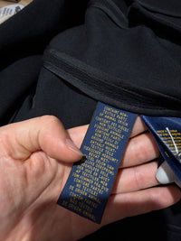 Blazer noir détail cuir Ralph Lauren T.36/38 14/09