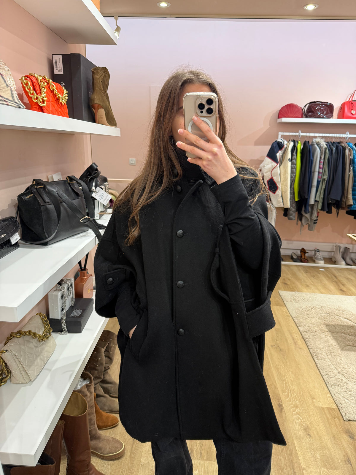 Manteau noir ikks T.U