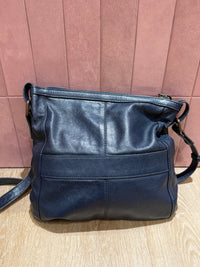 Sac bleu marine cuir Gérard Darel