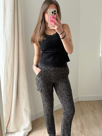 IKKS Kaki et noir Pantalon T.34