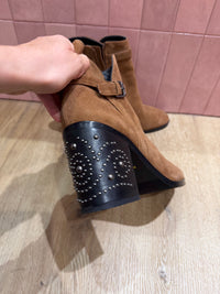 Bottines Minelli t.40 Camel 07/10