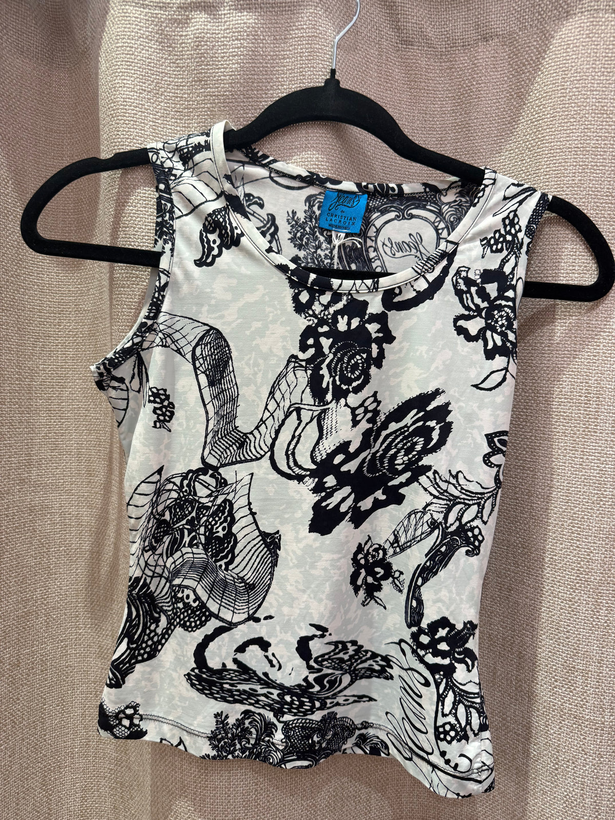 Top Christian Lacroix Gris T.S/M 08/06