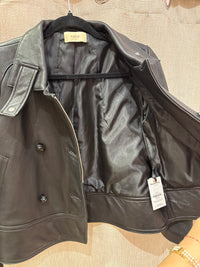 Veste en cuir Ba&sh T.S