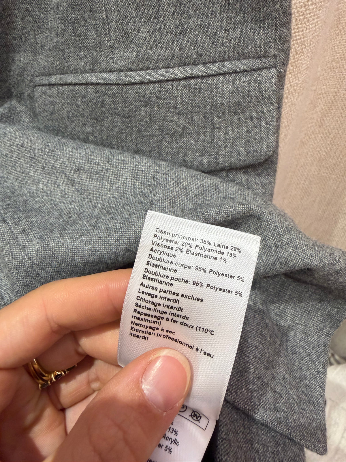 ba&sh Robe Grise T.L/MC 11/09