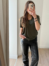 One Step - T-shirt vert MC - T.XL