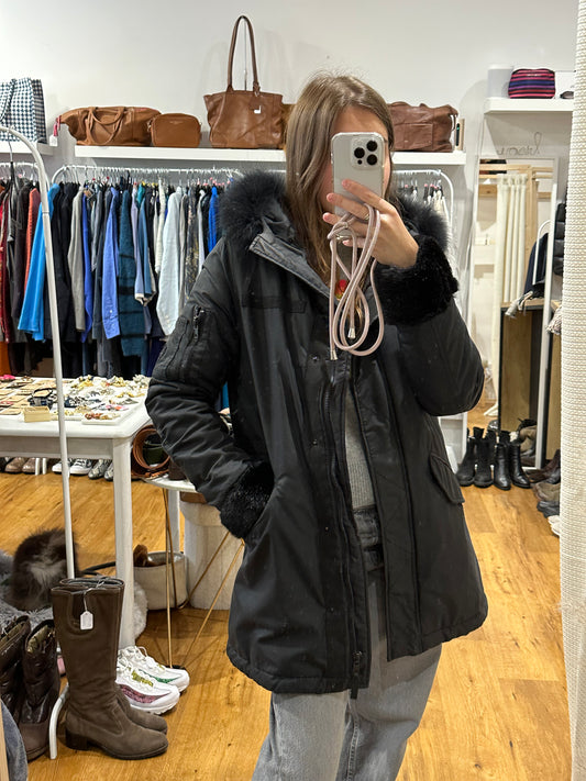 Parka noire MKT T.36