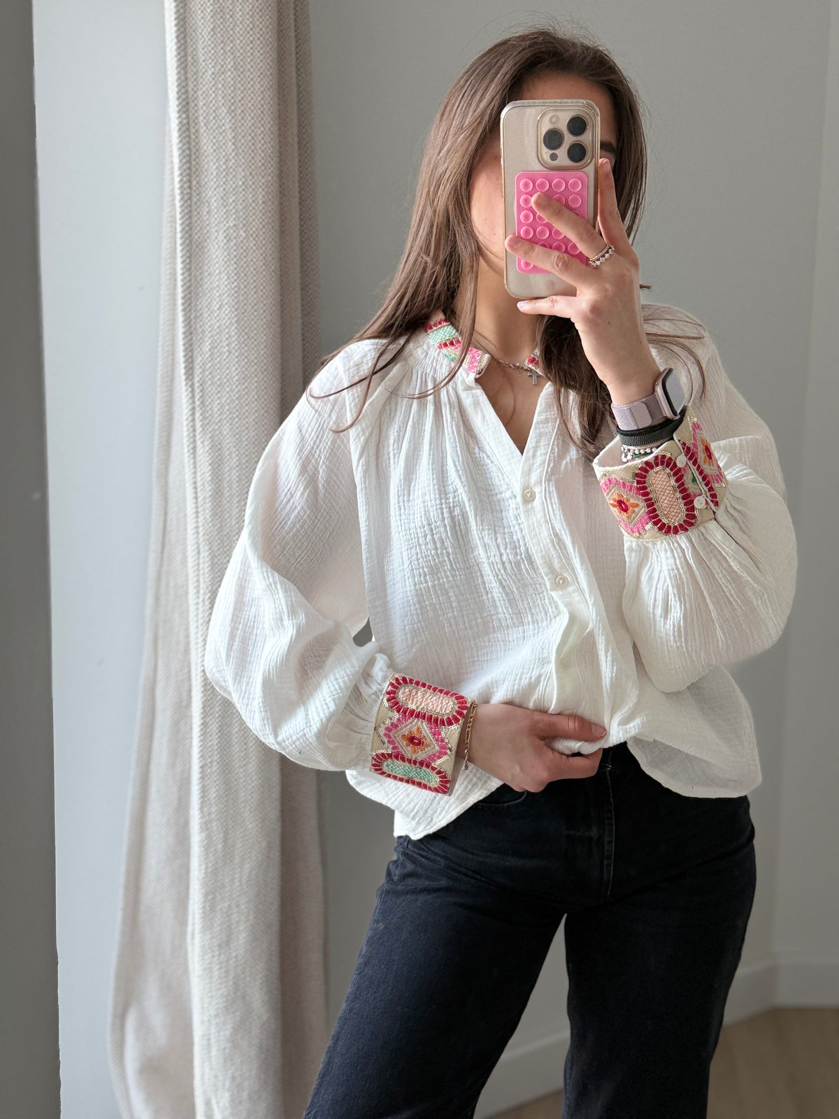 Blouse It Hippie blanche M