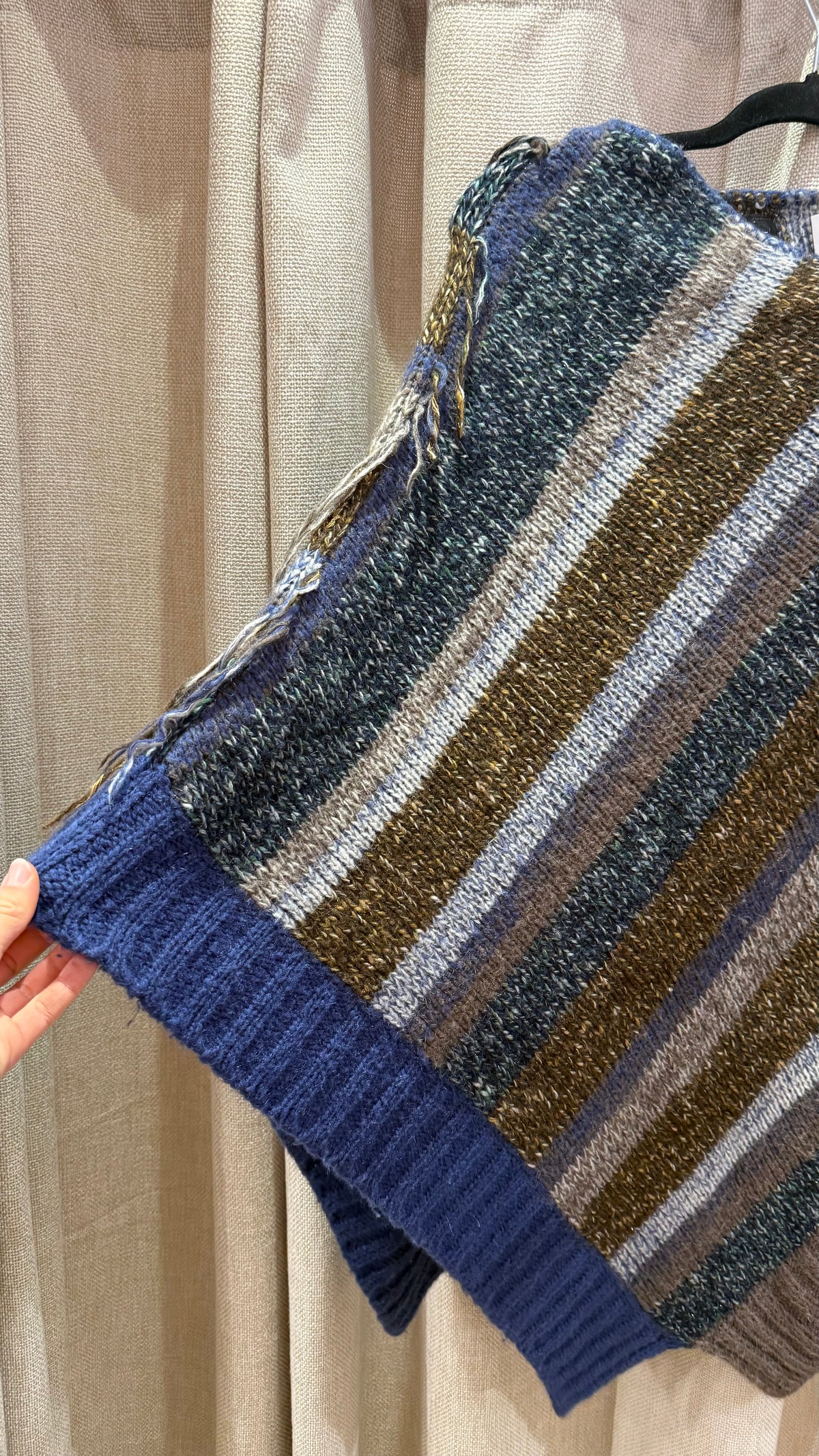 Cape marron et bleu Zadig & Voltaire T.U