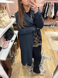 Trench bleu marine Maje T.S/m