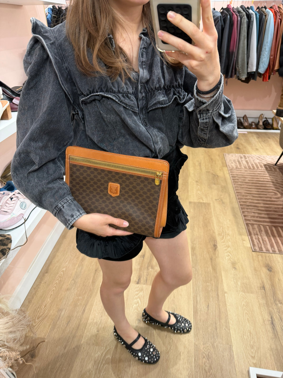 Sac/ pochette marron Céline 18/09