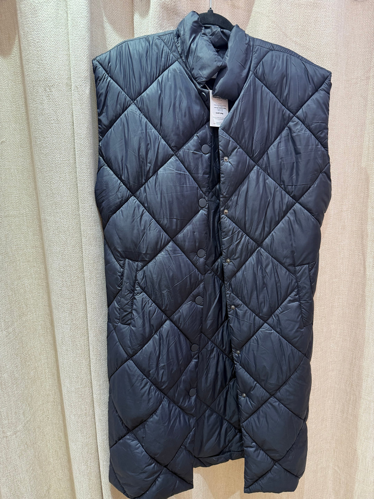 Veste longue sans manches Yaya T.S/M