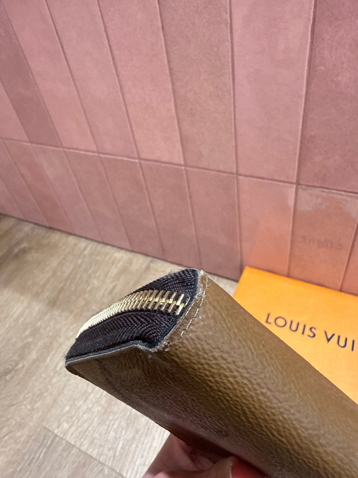 Porte-feuille Louis Vuitton zippy monogramme géant