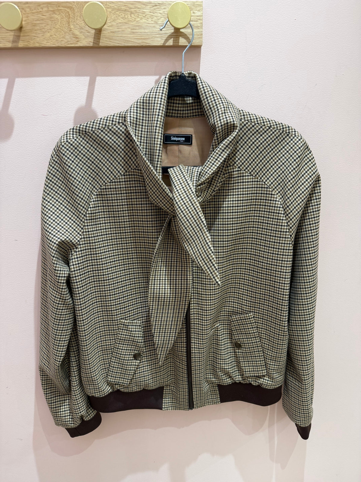 Veste bomber Sinéquanone camel T.M