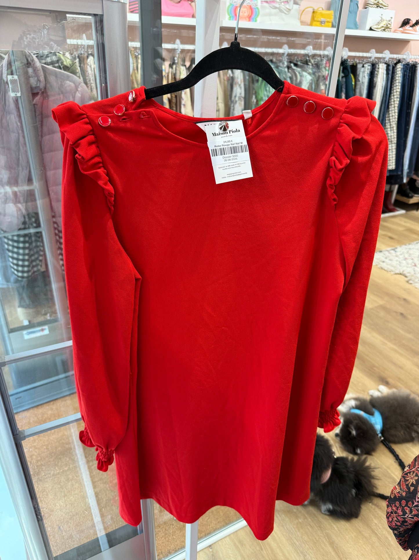 Robe Rouge Naf Naf M
