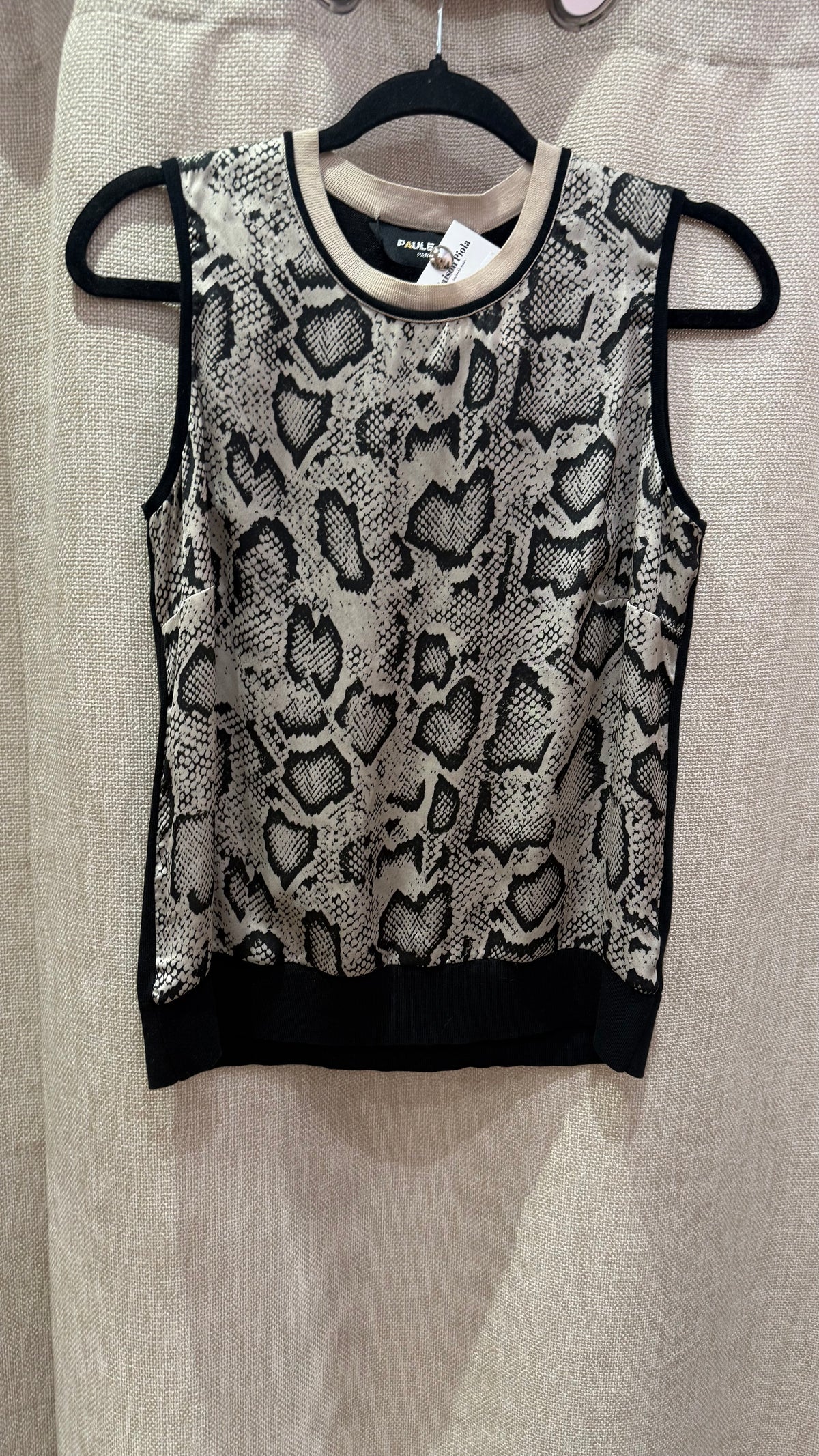 Débardeur gris serpent Paul Ka Taille TM