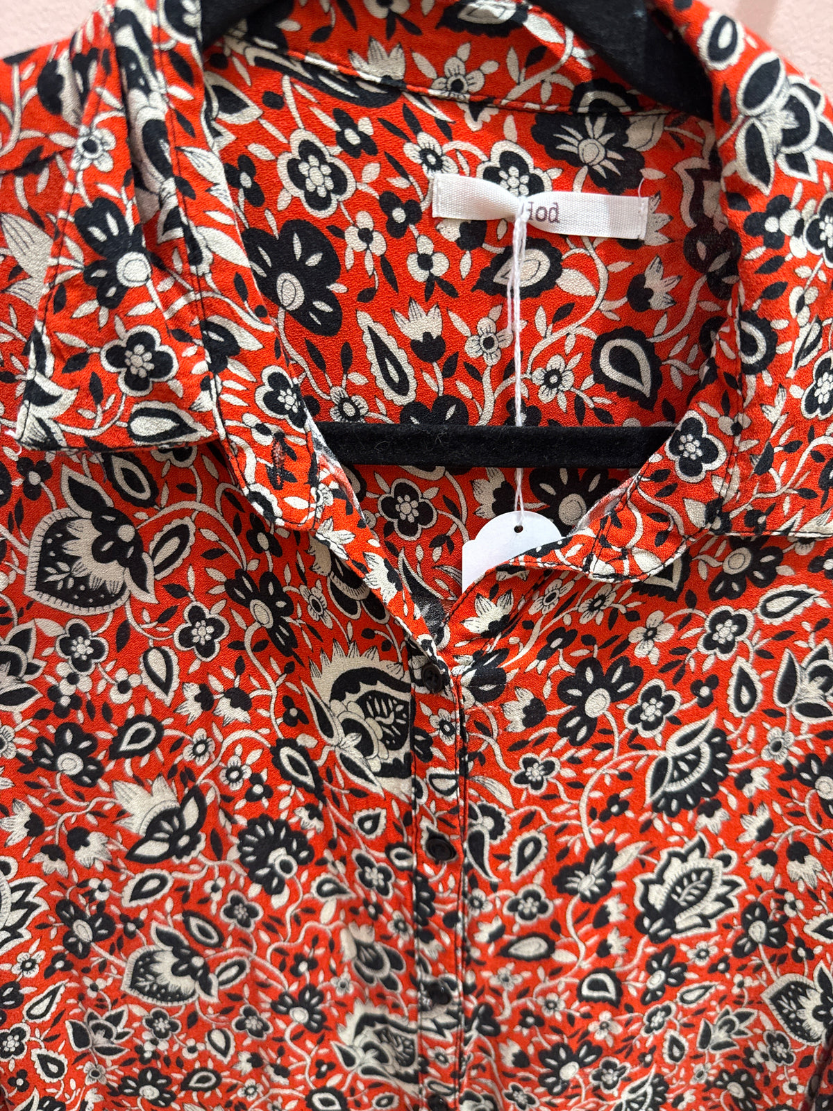 Robe HOD rouge et noir T.M