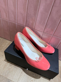 Ballerines rose vernis Repetto t.38 07/06