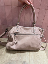 Sac en cuir Sabrina rose