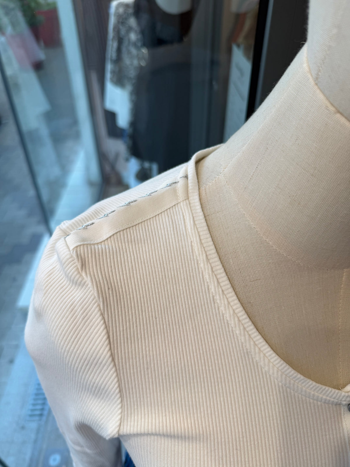 Top blanc ML ikks T.XS 03/09