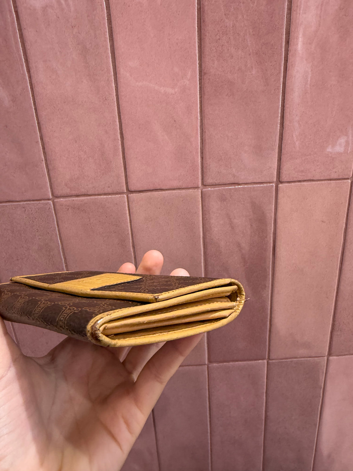 Porte-feuille Céline monogramme 08/08