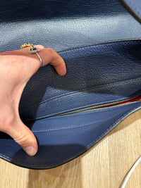 Sac bleu marine lancel