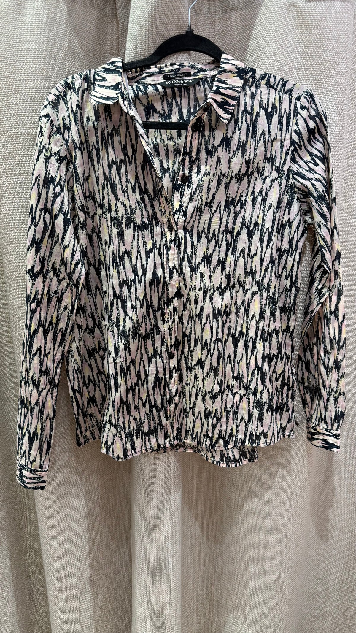 Chemise rose et jaune Scotch & Soda T.M