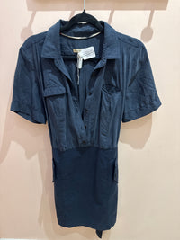 Robe Burberry bleu marine T.M