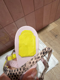 Sandales Dior T.38 serpent 07/10