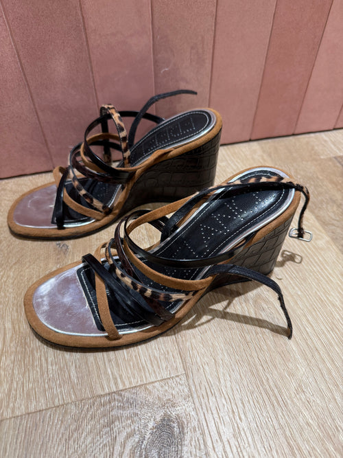 Sandales léopard Freelance T.37