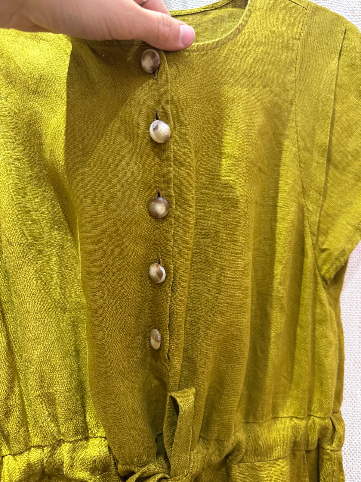 Robe verte des petits hauts neuf T.S 16/06
