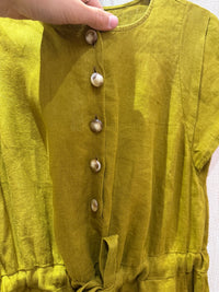 Robe verte des petits hauts neuf T.S 16/06