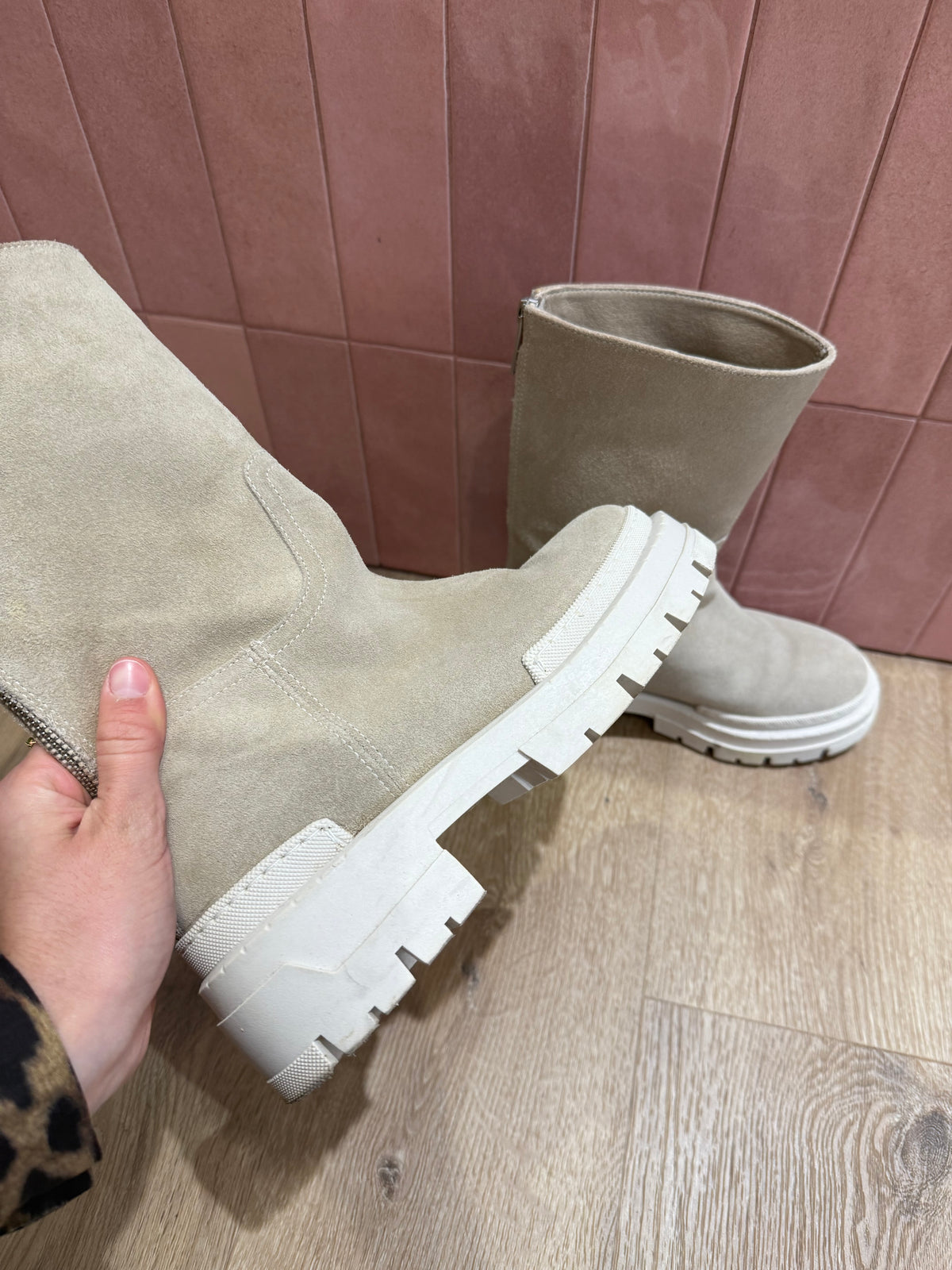 Bottines beige Yaya T.38