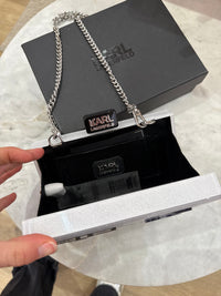 Pochette Karl Lagerfeld blanche taille unique