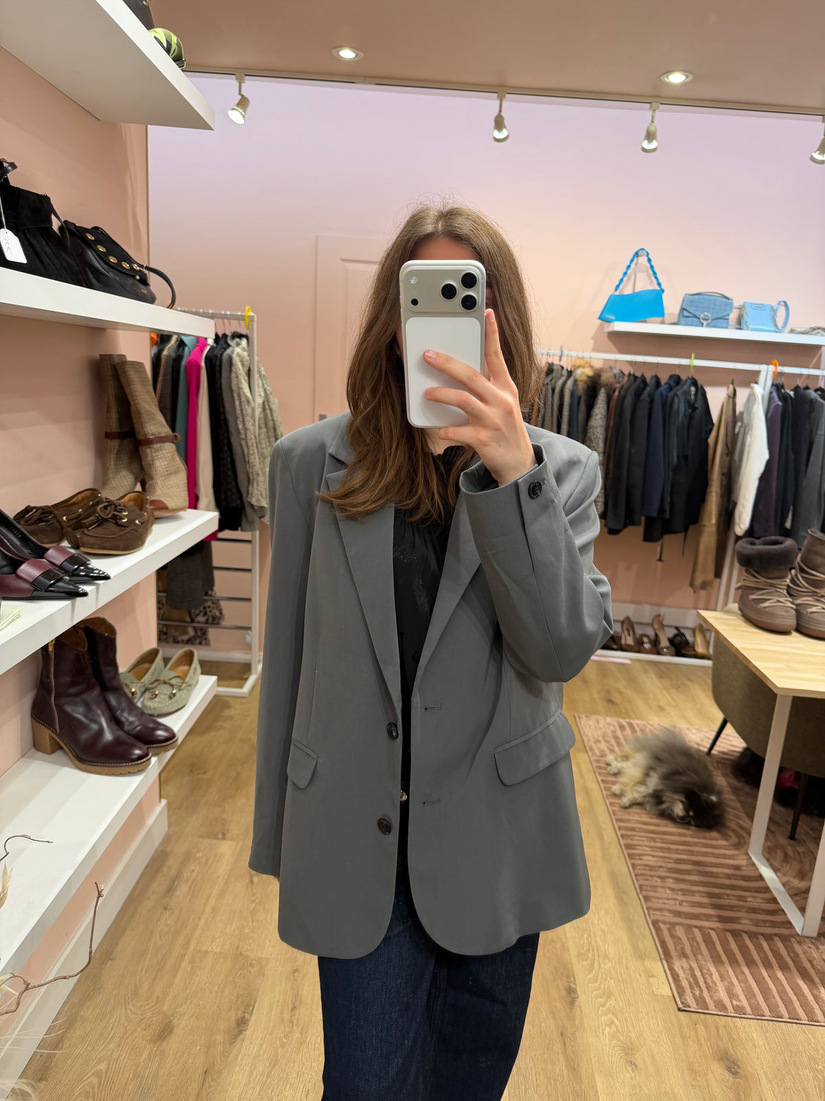 Blazer gris - Samsøe Samsøe - T.38/40 07/09